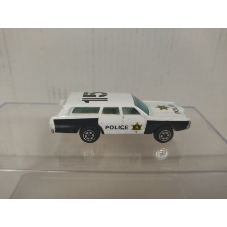 FORD STATION WAGON POLICE CAR apx 1:64 YATMING VINTAGE NO BOX