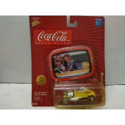 FORD ROADSTER 1927 COCA-COLA TIN TRAY 1:64 JOHNNY LIGHTNING