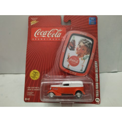 FORD SEDAN 1933 DELIVERY COCA-COLA TIN TRAY 1:64 JOHNNY LIGHTNING