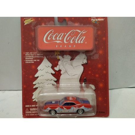 PLYMOUTH CUDA 1970 COCA-COLA BEARS 1:64 JOHNNY LIGHTNING