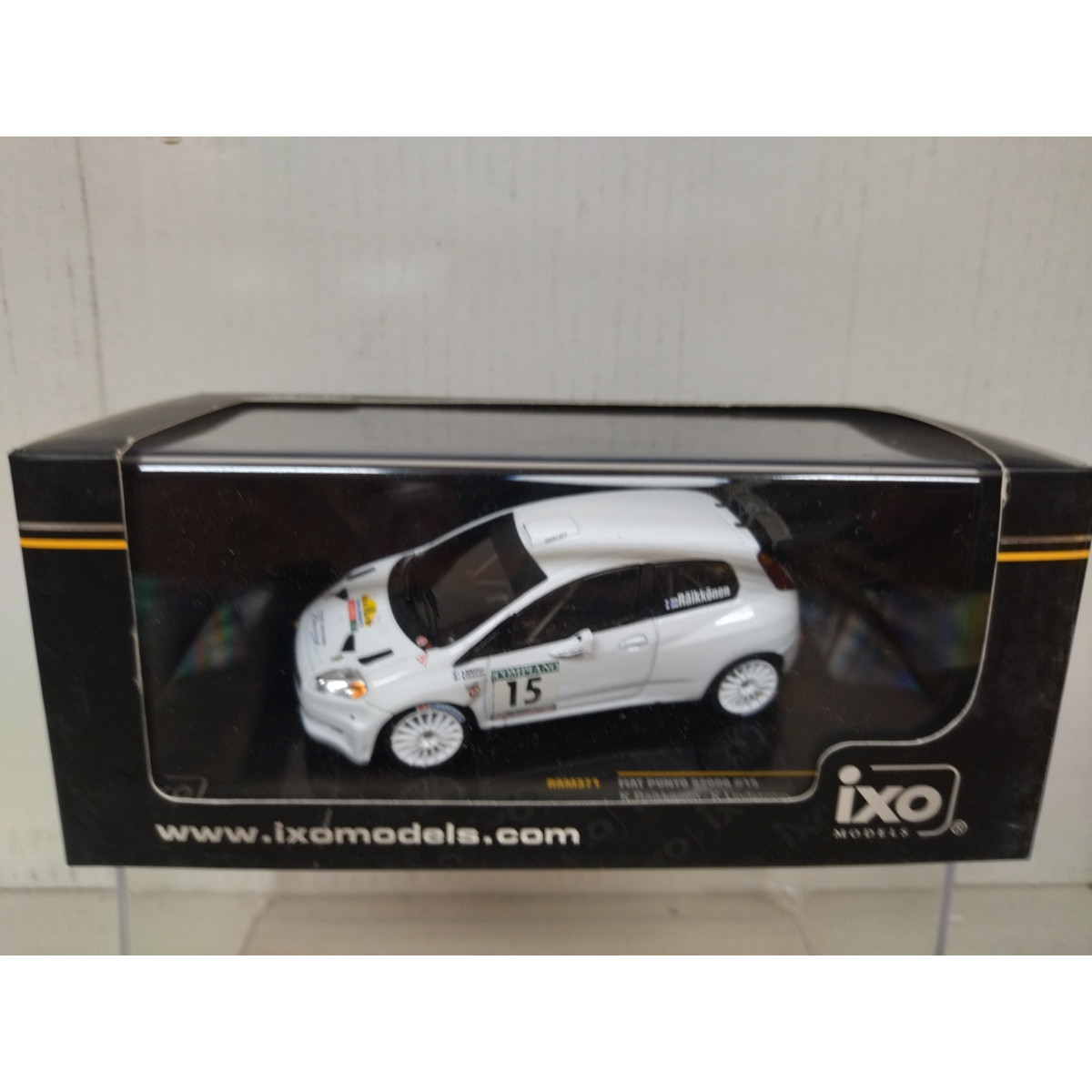 FIAT PUNTO S2000 2009 RALLY DELLA MARCA ITALIA K.RAIKKONEN 1:43 IXO RAM371  - BCN STOCK CARS