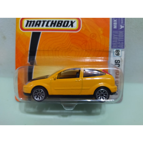 FORD FOCUS ORANGE/BLACK MBX 68 1:64 MATCHBOX