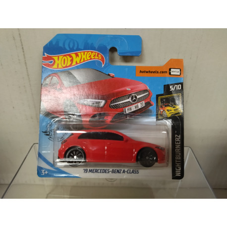 MERCEDES-BENZ W177 A-CLASS 2019 RED 5/10 NIGHTBURNERZ 1:64 HOT WHEELS