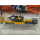 VOLVO TRUCK + EXCAVATOR TRANSPORTER 1:87 H0/ apx 1:64 MAJORETTE 20 cm long