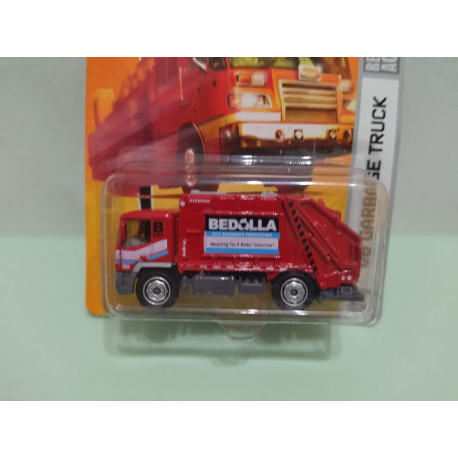 GARBAGE TRUCK 2008 BEDOLLA MBX 46 1:64 MATCHBOX