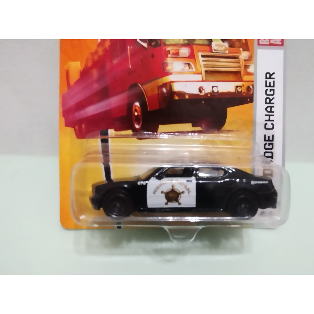 DODGE CHARGER POLICE HIGHWAY PATROL MBX 61 1:64 MATCHBOX - BCN STOCK CARS