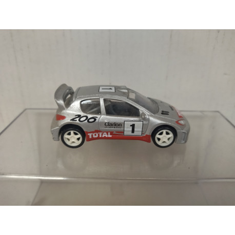 PEUGEOT 206 WRC n1 RALLY apx 1:64 NOREV 3 INCHES (7,5cm) NO BOX