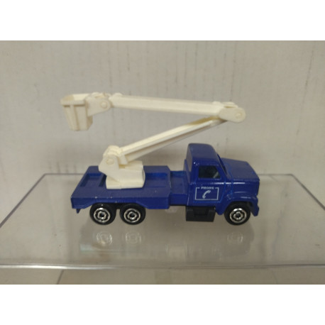 GMC BRIGADIER PHONE BLUE TRUCK 1:100/apx 1:64 MAJORETTE 283/251 NO BOX