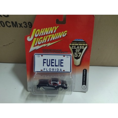 CHEVROLET CORVETTE C1 1957 HARDTOP CLASS 57 1:64 JOHNNY LIGHTNING