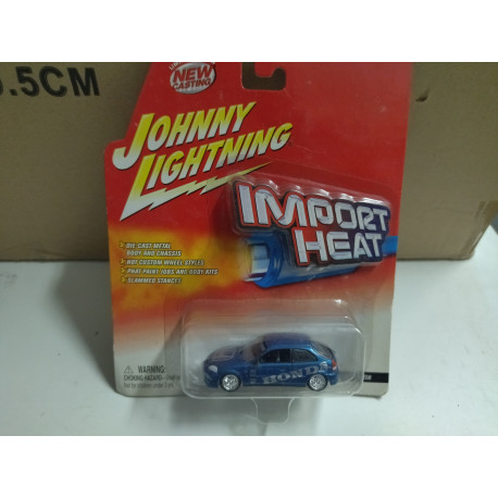 HONDA CIVIC CUSTOM BLUE IMPORT HEAD 1:64 JOHNNY LIGHTNING