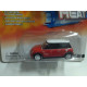 MINI COOPER S RED/WHITE IMPORT HEAD 1:64 JOHNNY LIGHTNING