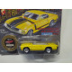 PONTIAC GTO 1965 CONVERTIBLE YELLOW MUSCLE CARS USA VINTAGE 1:64 JOHNNY LIGHTNING