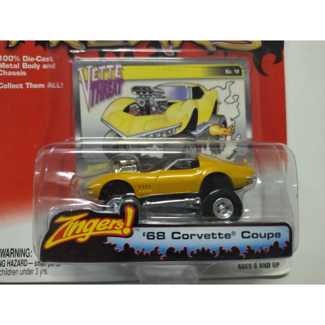 CHEVROLET CORVETTE C3 1968 ZINGERS STREET FREAKS 1:64 JOHNNY LIGHTNING