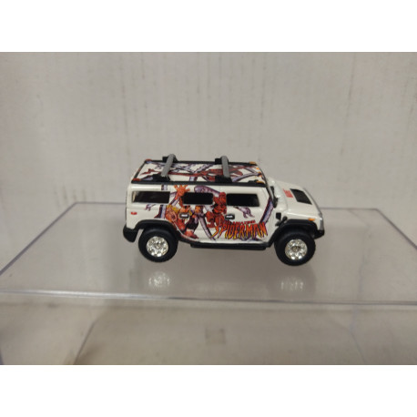 HUMMER H2 2003 SUV SPIDER-MAN 1:64 JOHNNY LIGHTNING NO BOX