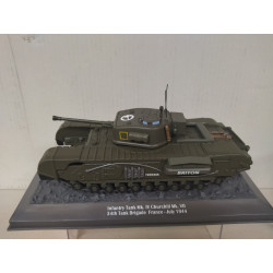 INFANTRY TANK MK.IV A22 CHURCHILL MK.VII 1944 UK TANKS WW 2 1:43 ALTAYA IXO