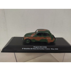 PEUGEOT 202 1938 FRANCE 1940 WW 2 1:43 ALTAYA IXO