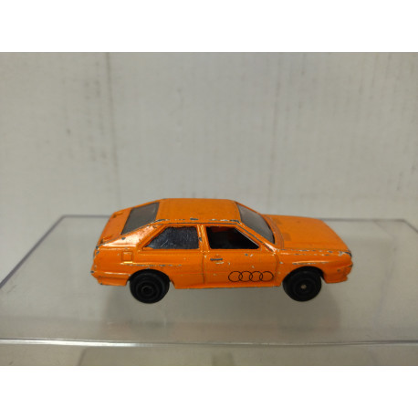 AUDI QUATTRO ORANGE apx 1:64 PLAYART NO BOX/DEFECT NO ALERON