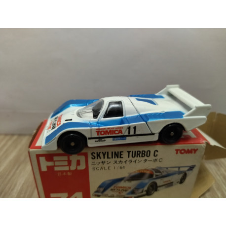 NISSAN SKYLINE TURBO C 1:64 TOMICA 74 VINTAGE