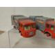 REFUSE TRUCK X 2 DESGUACE/SCRAPPING 1:66/apx 1:64 MATCHBOX K-7 KING SIZE