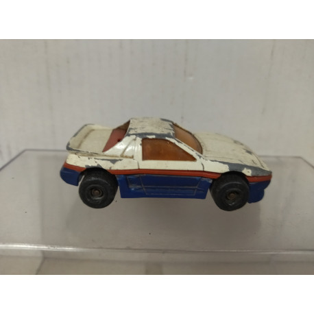 PONTIAC FIERO BLUE & WHITE 1:55/apx 1:64 MAJORETTE 206 NO BOX