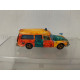 CITROEN DS 21 AMBULANCE REPINTADO 1:65/apx 1:64 MAJORETTE 206 VINTAGE NO BOX