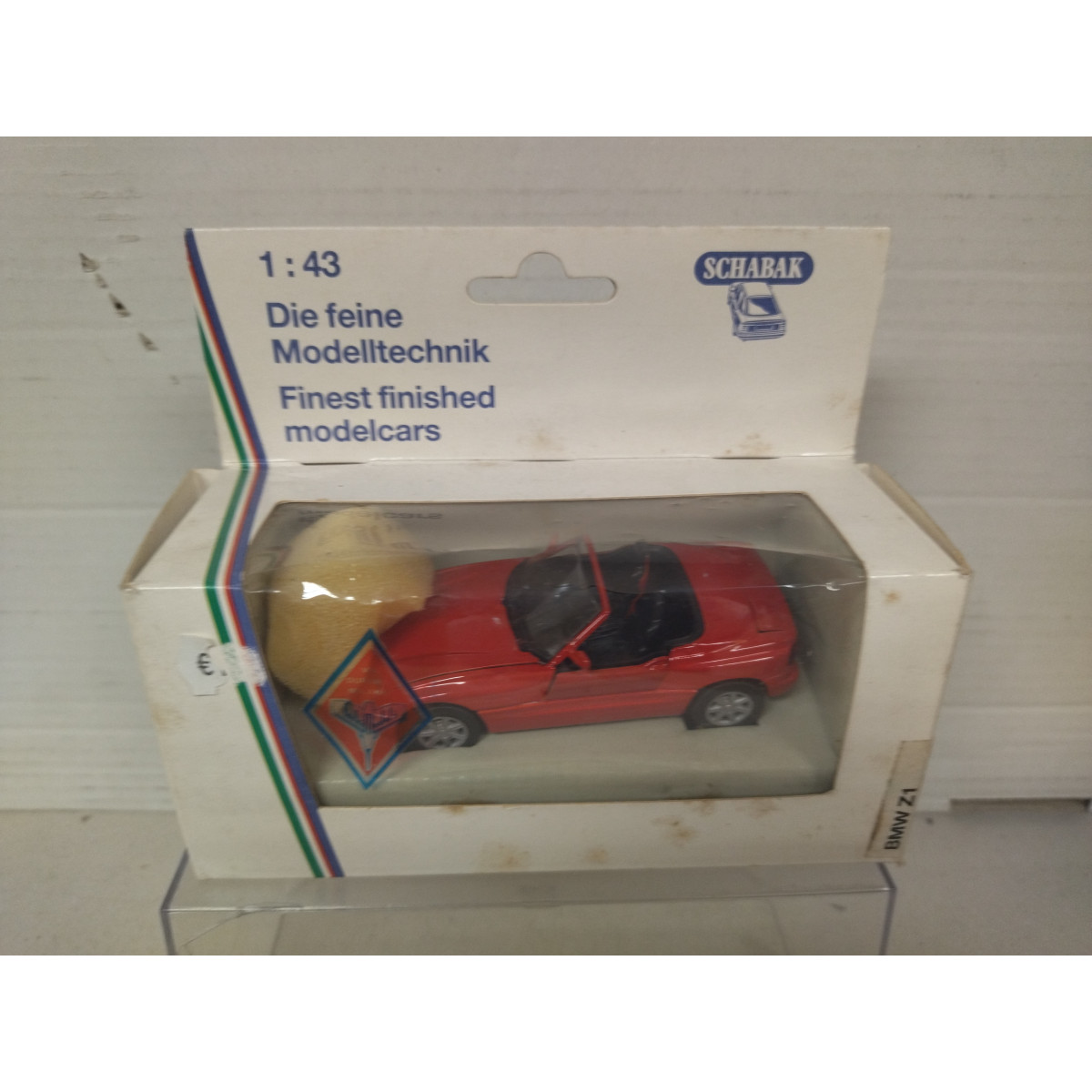 BMW Z1 RED 1988-91 GERMANY SCHABAK 1:43 - BCN STOCK CARS