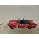 FORD FAIRLANE 1956 CONV n21 GLEN WOOD NASCAR 1:43 QUARTZO BOX SHOWCASE BROKEN