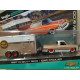 CHEVROLET 1500 1987 + CAR TRAILER DESIGN TOWN & GO 1:64 MAISTO