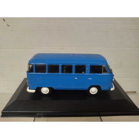 VOLKSWAGEN T2 KOMBI BLUE 1:43 ALTAYA IXO CAJA NO ORIGINAL DEFECT/NO RETRO