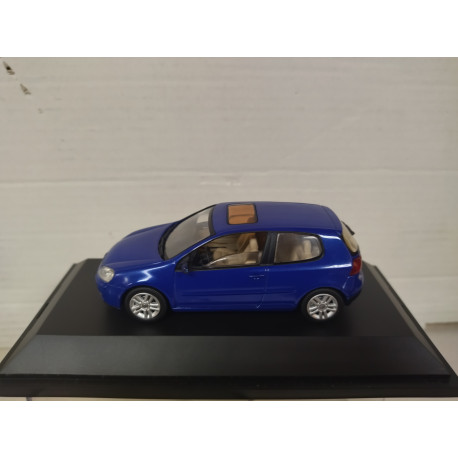 VOLKSWAGEN GOLF 5 3P BLUE 1:43 SCHUCO DEALER