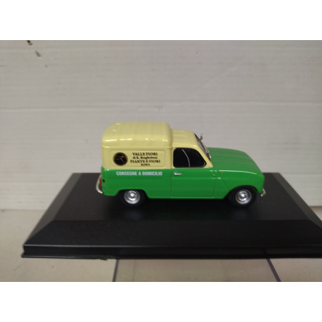 RENAULT 4 FURGONETA INTERFLORA 1:43 EAGLEMOSS IXO CAJA NO ORIGINAL