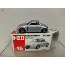 DAIHATSU COPEN (L880) SILVER 1:54/apx 1:64 TOMICA 15