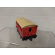 WAGON TRAIN/VAGON TREN RED 1:87/apx 1:64 MAJORETTE NO BOX