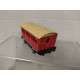 WAGON TRAIN/VAGON TREN RED 1:87/apx 1:64 MAJORETTE NO BOX