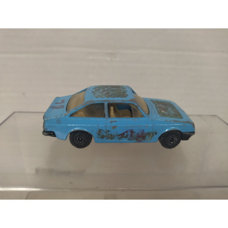 FORD ESCORT RS2000 BLUE SUPERFAST 9 1:55/apx 1:64 MATCHBOX NO BOX