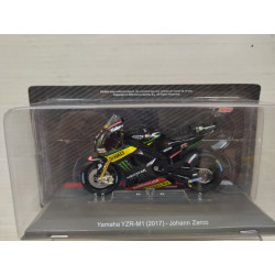 YAMAHA YZR M1 JOHANN ZARCO 2017 MOTO GP 1:18 ALTAYA IXO OPEN BLISTER