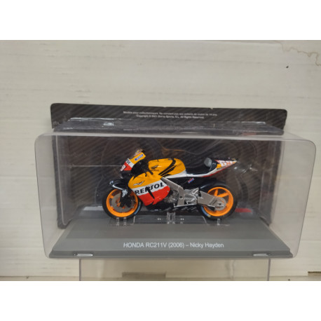 HONDA RC 211V 2006 NICKY HAYDEN MOTO GP 1:18 ALTAYA IXO OPEN BLISTER