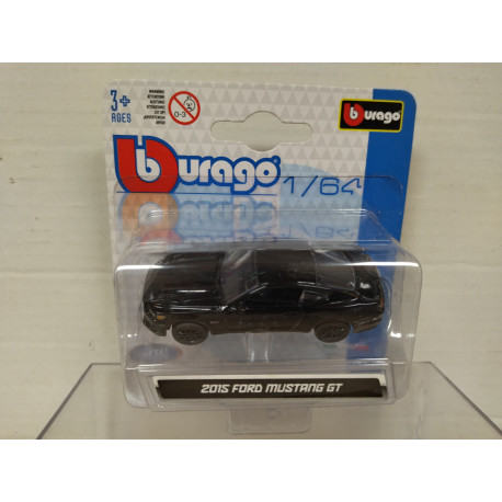 FORD MUSTANG 2015 GT BLACK 1:64 BBURAGO