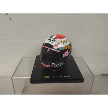 CASCO/HELMET 1998 SUZUKA VALENTINO ROSSI 1:5 SPARK ALTAYA