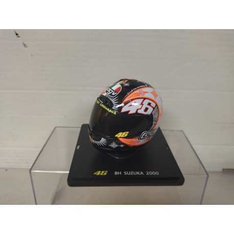 CASCO/HELMET 2000 8H SUZUKA VALENTINO ROSSI 1:5 SPARK ALTAYA