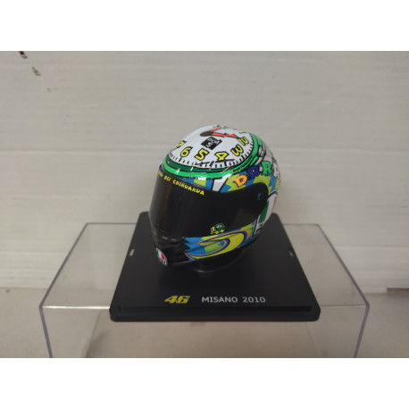 CASCO/HELMET 2010 MISANO VALENTINO ROSSI 1:5 SPARK ALTAYA