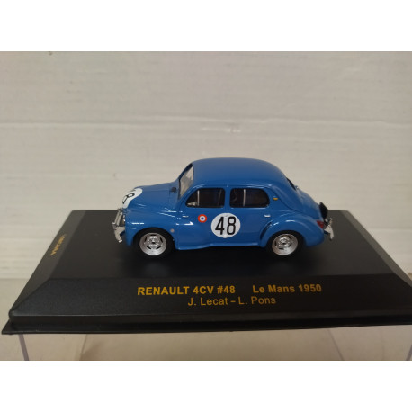 RENAULT 4CV 1950 24 H LE MANS LECAT-PONS 1:43 IXO LMC084