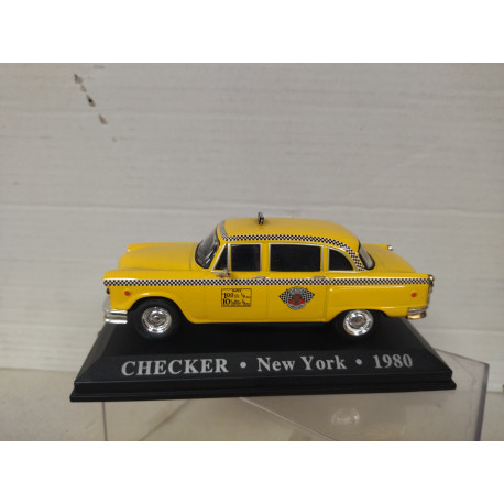 CHECKER 1980 TAXI NEW YORK 1:43 ALTAYA IXO