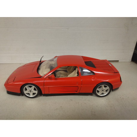 FERRARI 348 TB 1989 RED 1:18 BBURAGO NO BOX