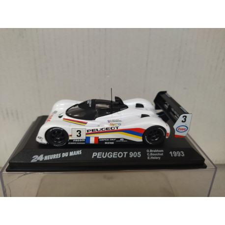 PEUGEOT 905 1993 WIN 24 H LE MANS BRABHAM/BOUCHUT/HELARY 1:43 ALTAYA IXO