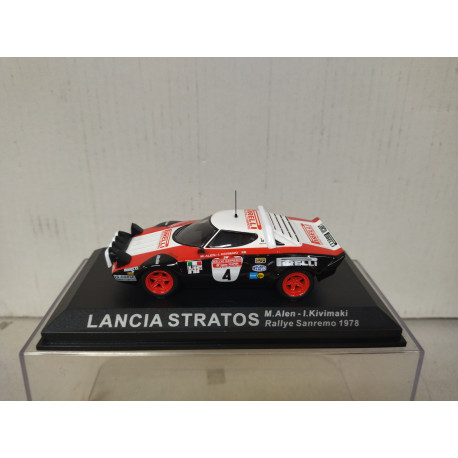 LANCIA STRATOS HF 1978 RALLY SAN REMO M.ALEN 1:43 ALTAYA IXO