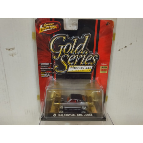 PONTIAC GTO 1969 JUDGE GOLD SERIES LIMITED 1:64 JOHNNY LIGHTNING