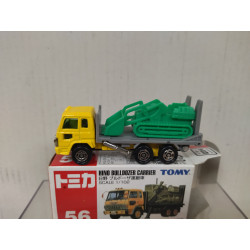 HINO BULLDOZER CARRIER 1:102/apx 1:64 TOMICA 56