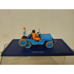 WILLYS JEEP CJ-2A 1946 OBJECTIF LUNE TINTIN 1:43 ATLAS IXO