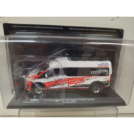 TOYOTA COMMUTER 2019 TRD SUPPORT ASSISTANCE RALLY 1:43 ALTAYA IXO